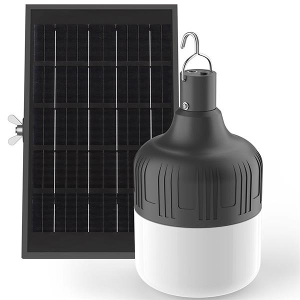LED colgante recargable y solar 5000k