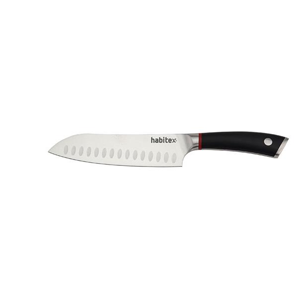Cuchillo Santoku forjado 18 cm. Hoja 2,5 mm. Habitex