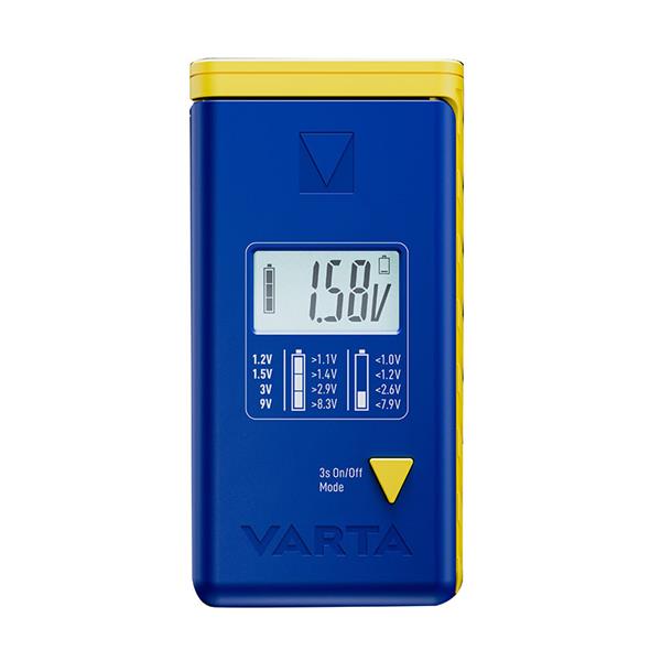 COMPROBADOR PILAS VARTA LCD