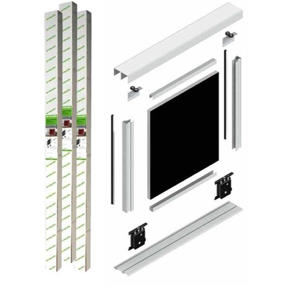 KIT P/CORREDERA ARMARIO 10 MM BCO C/ROD &iexcl;NETO&iexcl;