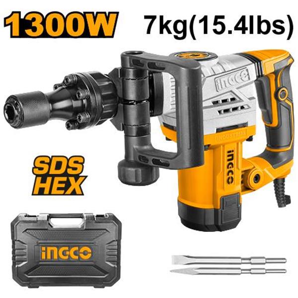 MARTILLO DEMOLEDOR 1300W ING-CO &iexcl;NETO&iexcl;