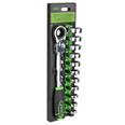 LLAVE TRINQUETE CABEZAL INTERCAMBIABLE -12 PCS-