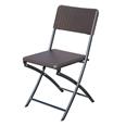 Silla polietileno ratan plegalbe, 2 unidades